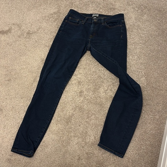 Jcrew toothpick Women's Dark Blue skinny Jeans Sz 27 - Picture 2 of 16